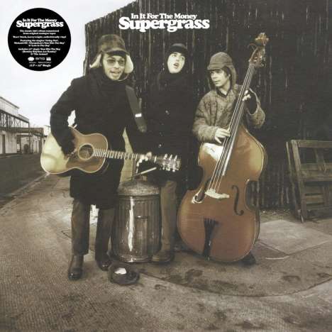 Supergrass: In It For The Money (2021 Remaster) (LP: 180g Black Vinyl &amp; 12": 140g White Vinyl), 1 LP und 1 Single 12"