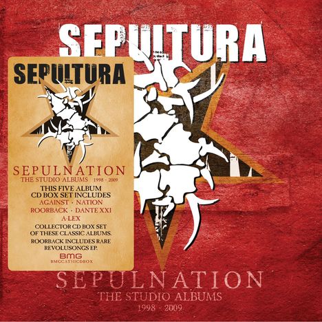 Sepultura: Sepulnation: The Studio Albums 1998 - 2009, 5 CDs