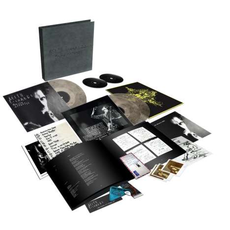 Keith Richards: Main Offender (remastered) (180g) (Deluxe Edition Boxset) (Smoke Vinyl), 3 LPs, 2 CDs und 1 Buch