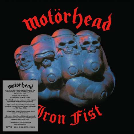 Motörhead: Iron Fist (40th Anniversary Edition) (Deluxe Edition), 2 CDs