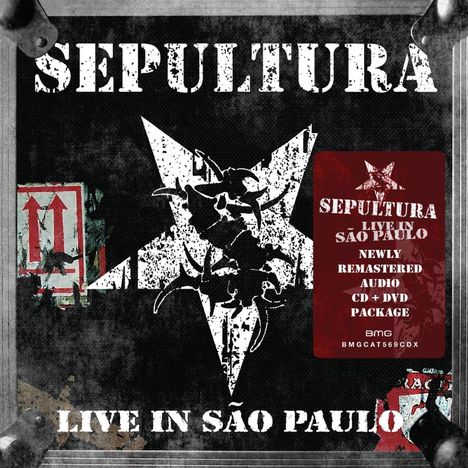 Sepultura: Live in Sao Paulo, 1 CD und 1 DVD