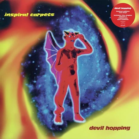 Inspiral Carpets: Devil Hopping (Limited Edition) (Red Vinyl), LP