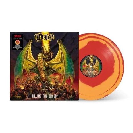 Dio: Killing The Dragon (Limited 20th Anniversary Edition) (Red &amp; Orange Swirl Vinyl), LP