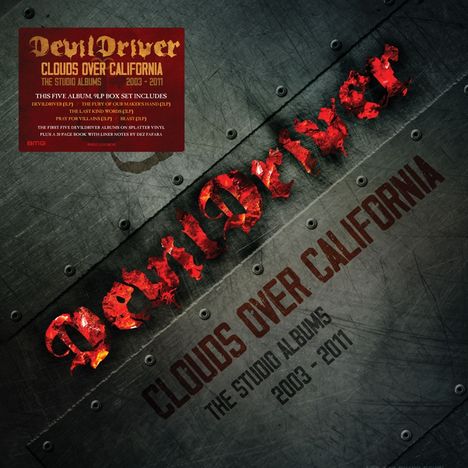 DevilDriver: Clouds Over California: The Studio Albums 2003 - 2011 (Splatter Vinyl), 9 LPs