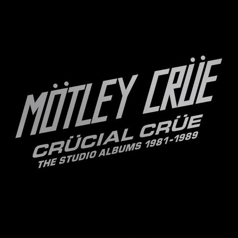 Mötley Crüe: Crücial Crüe: The Studio Albums 1981 - 1989 (180g) (Limited Edition) (Colored Vinyl), 5 LPs