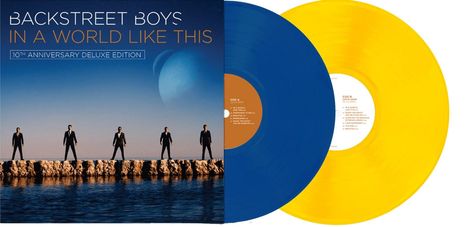 Backstreet Boys: In A World Like This (10th Anniversary Deluxe Edition) (Blue/Yellow Vinyl), 2 LPs