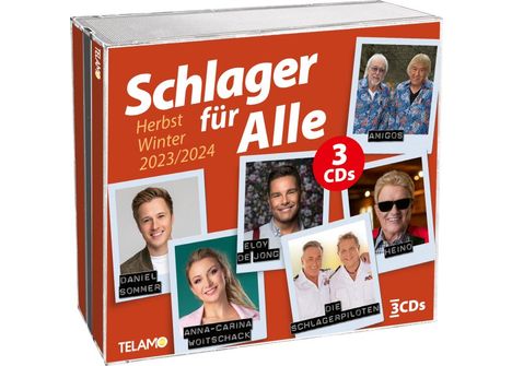 Schlager für alle: Herbst/Winter 2023/2024, 3 CDs