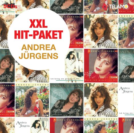 Andrea Jürgens: XXL Hitpaket, 5 CDs