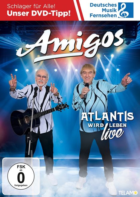 Die Amigos: Atlantis wird leben (Live Edition), DVD