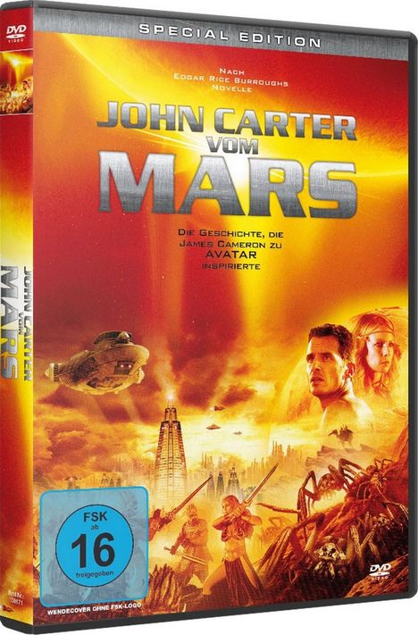 John Carter vom Mars, DVD