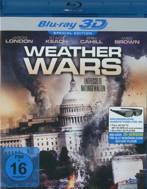 Weather Wars (3D Blu-ray), Blu-ray Disc