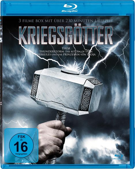 Kriegsgötterbox (Blu-ray), Blu-ray Disc