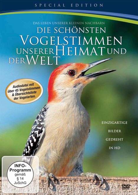 Die schönsten Vogelstimmen unserer Heimat und Welt, DVD