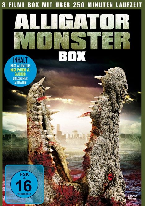 Alligator Monster Box (3 Filme auf 1 DVD), DVD