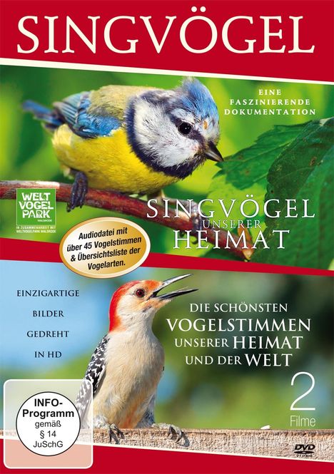 Singvögel unserer Heimat / Die schönsten Vogelstimmen unserer Heimat und der Welt, DVD