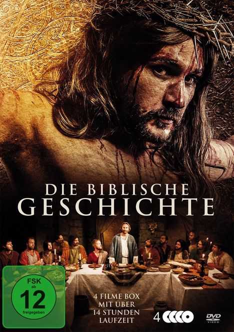 Die biblische Geschichte (4 Filme), 4 DVDs