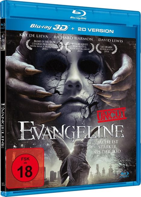 Evangeline - Rache ist stärker als der Tod (3D Blu-ray), Blu-ray Disc