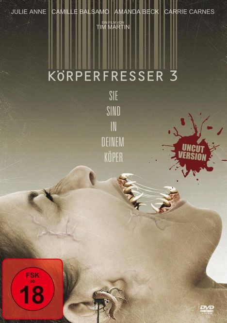 Körperfresser 3 - Sie sind in deinem Körper, DVD