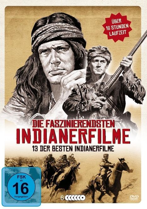 Die faszinierendsten Indianerfilme (13 Filme auf 6 DVDs), 6 DVDs