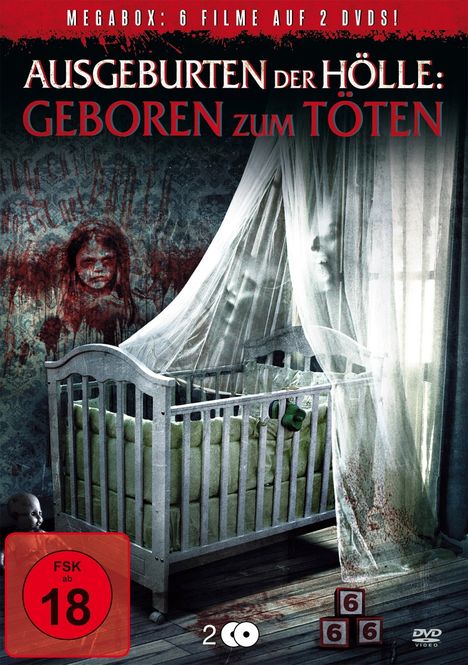 Ausgeburten der Hölle - Geboren zum Töten (6 Filme auf 2 DVDs), 2 DVDs