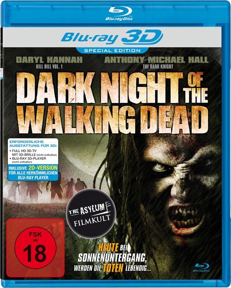 Dark Night of the Walking Dead (3D Blu-ray), Blu-ray Disc