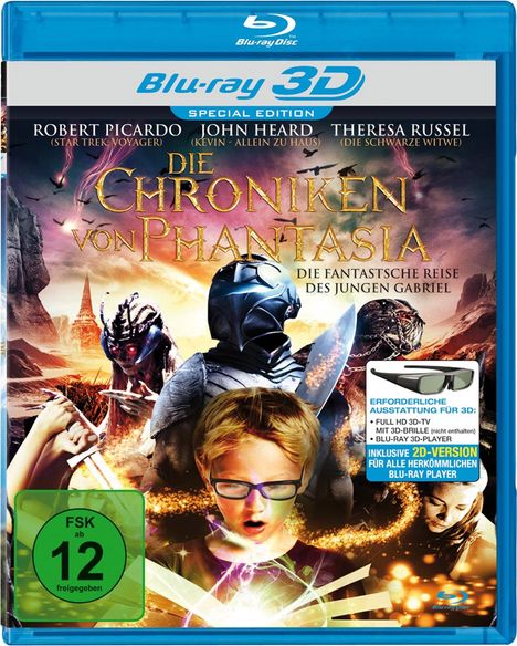 Die Chroniken von Phantasia - Die fantastische Reise (3D Blu-ray), Blu-ray Disc