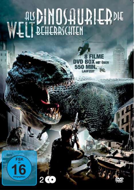 Als Dinosaurier die Welt beherrschten (8 Filme auf 2 DVDs), 2 DVDs