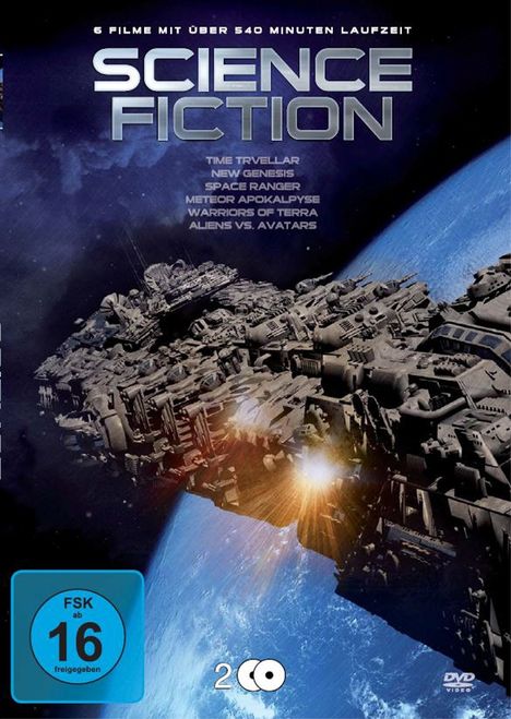 Science Fiction - Box (6 Filme auf 2 DVDs), 2 DVDs