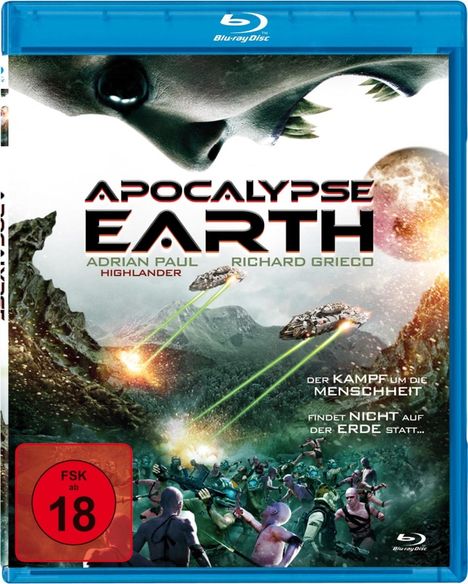 Apocalypse Earth (Blu-ray), Blu-ray Disc
