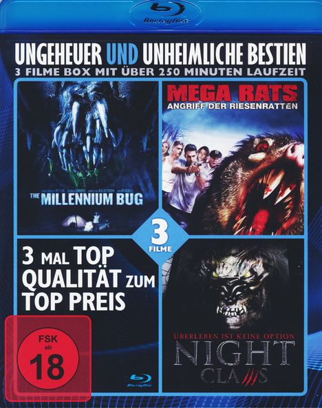 Ungeheuer und unheimliche Bestien (3 Filme) (Blu-ray), Blu-ray Disc