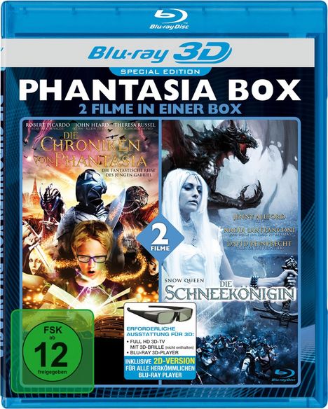 Phantasia Box (3D Blu-ray), Blu-ray Disc