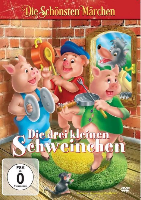 Die drei kleinen Schweinchen, DVD