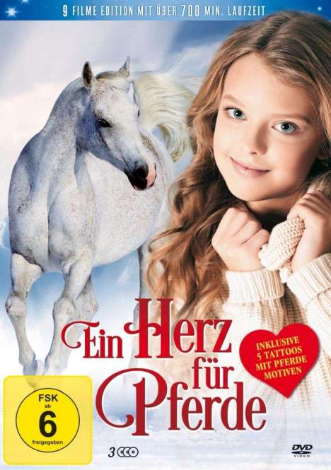 Ein Herz für Pferde (9 Filme auf 3 DVDs), 3 DVDs