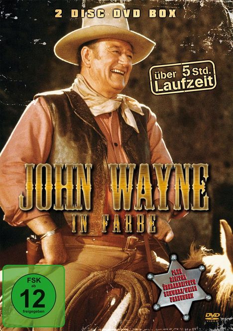 John Wayne in Farbe (6 Filme auf 2 DVDs), 2 DVDs