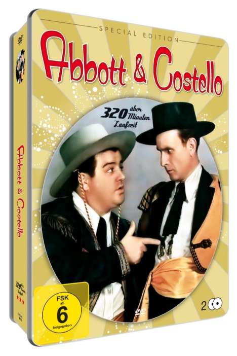 Best of Abbott &amp; Costello (Deluxe Metallbox), 2 DVDs