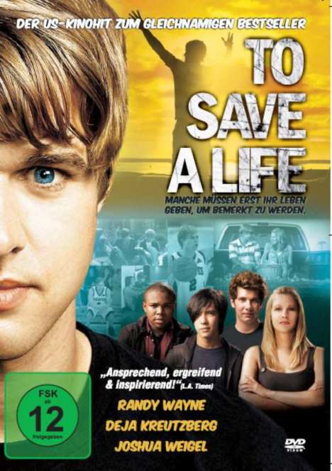 To Save A Life, DVD