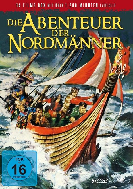 Die Abenteuer der Nordmänner (14 Filme auf 5 DVDs), 5 DVDs