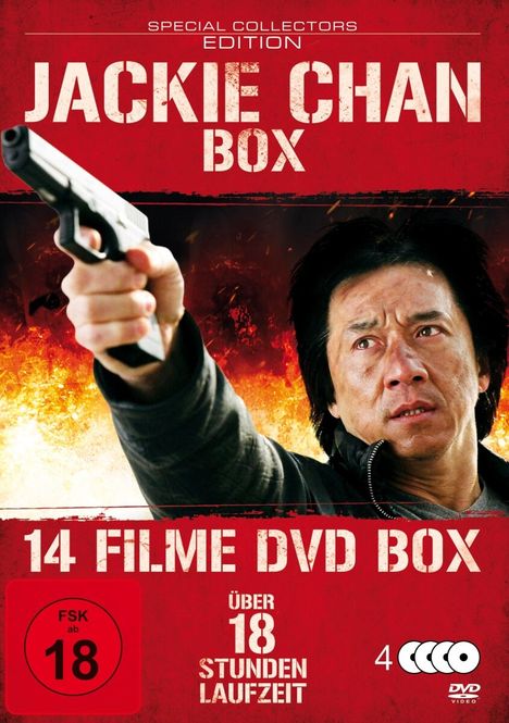 Jackie Chan Box (14 Filme auf 4 DVDs), 4 DVDs