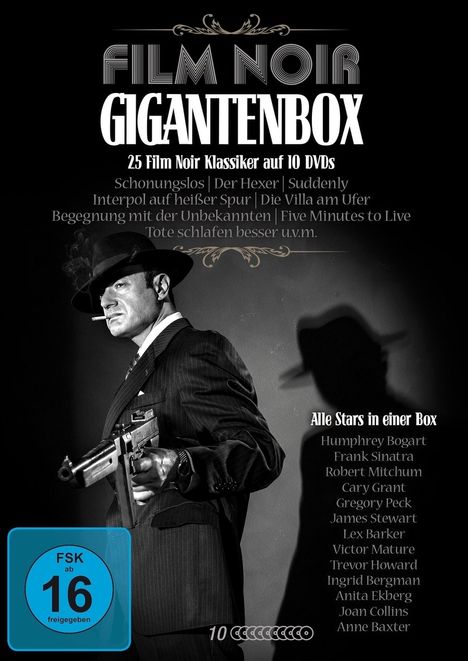 Film Noir Gigantenbox (25 Filme auf 10 DVDs), 10 DVDs