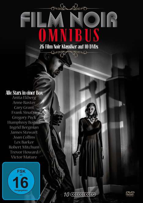 Film Noir Omnibus (Box), 10 DVDs