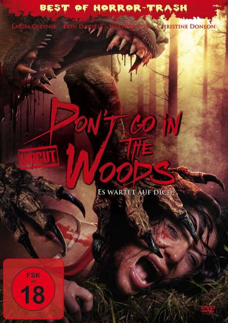 Don't go in the Woods, DVD