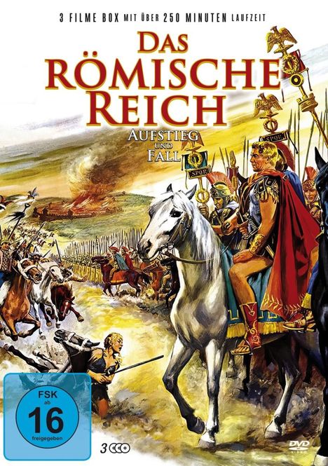 Das römische Reich (3 Filme), 3 DVDs