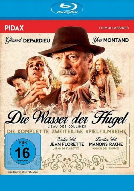 Die Wasser der Hügel (Jean Florette / Manons Rache) (Blu-ray), Blu-ray Disc