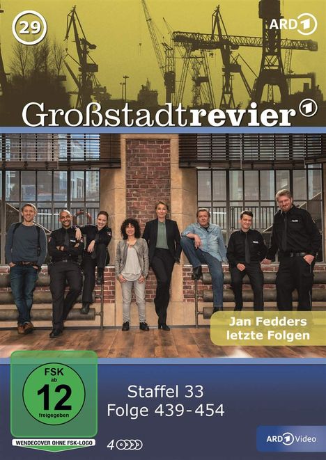 Großstadtrevier Box 29 (Staffel 33), 4 DVDs