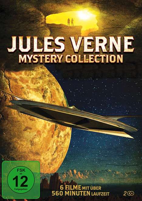 Jules Verne Mystery Collection (6 Filme auf 2 DVDs), 2 DVDs