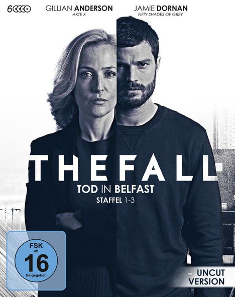 The Fall - Tod in Belfast Staffel 1-3 (Blu-ray), 6 Blu-ray Discs