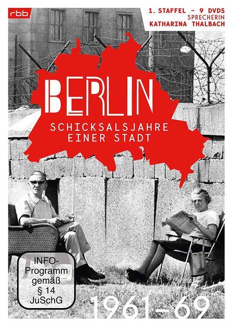 Berlin - Schicksalsjahre einer Stadt Staffel 1 (1961-1969), 9 DVDs