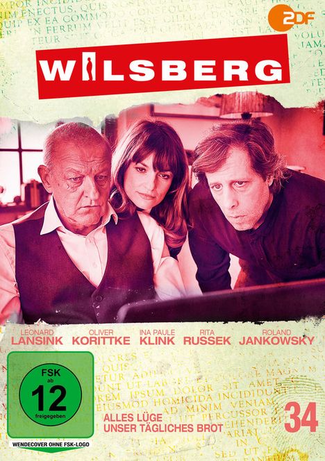 Wilsberg DVD 34: Alles Lüge / Unser tägliches Brot, DVD