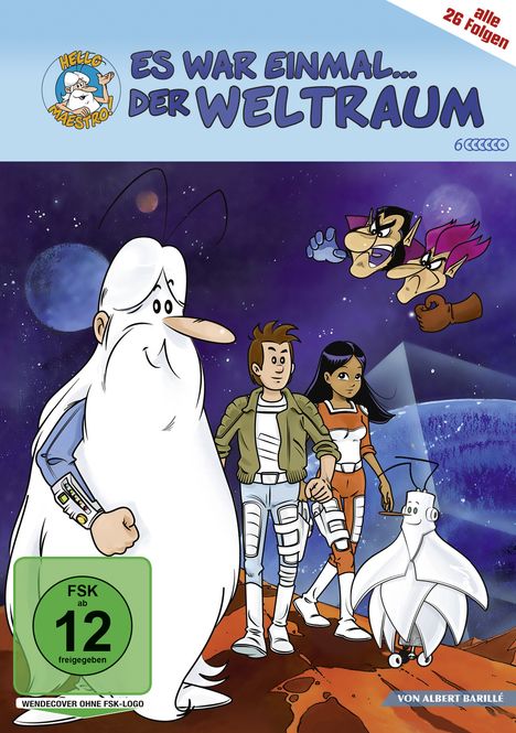 Es war einmal...der Weltraum, 6 DVDs