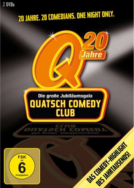 20 Jahre Quatsch Comedy Club - Die große Jubiläumsgala, 2 DVDs